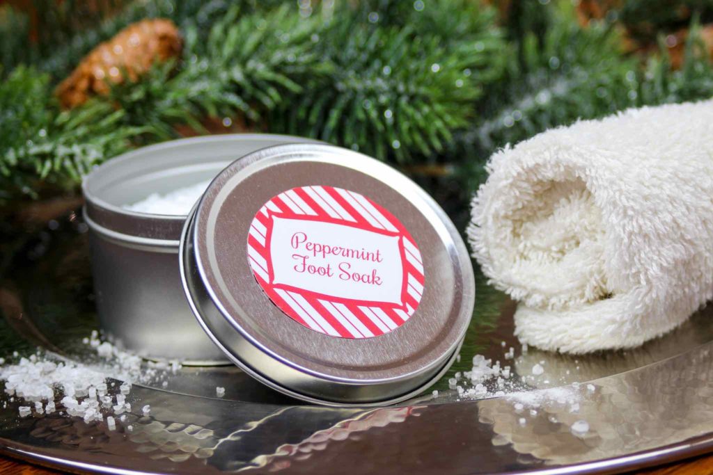 peppermint foot soak