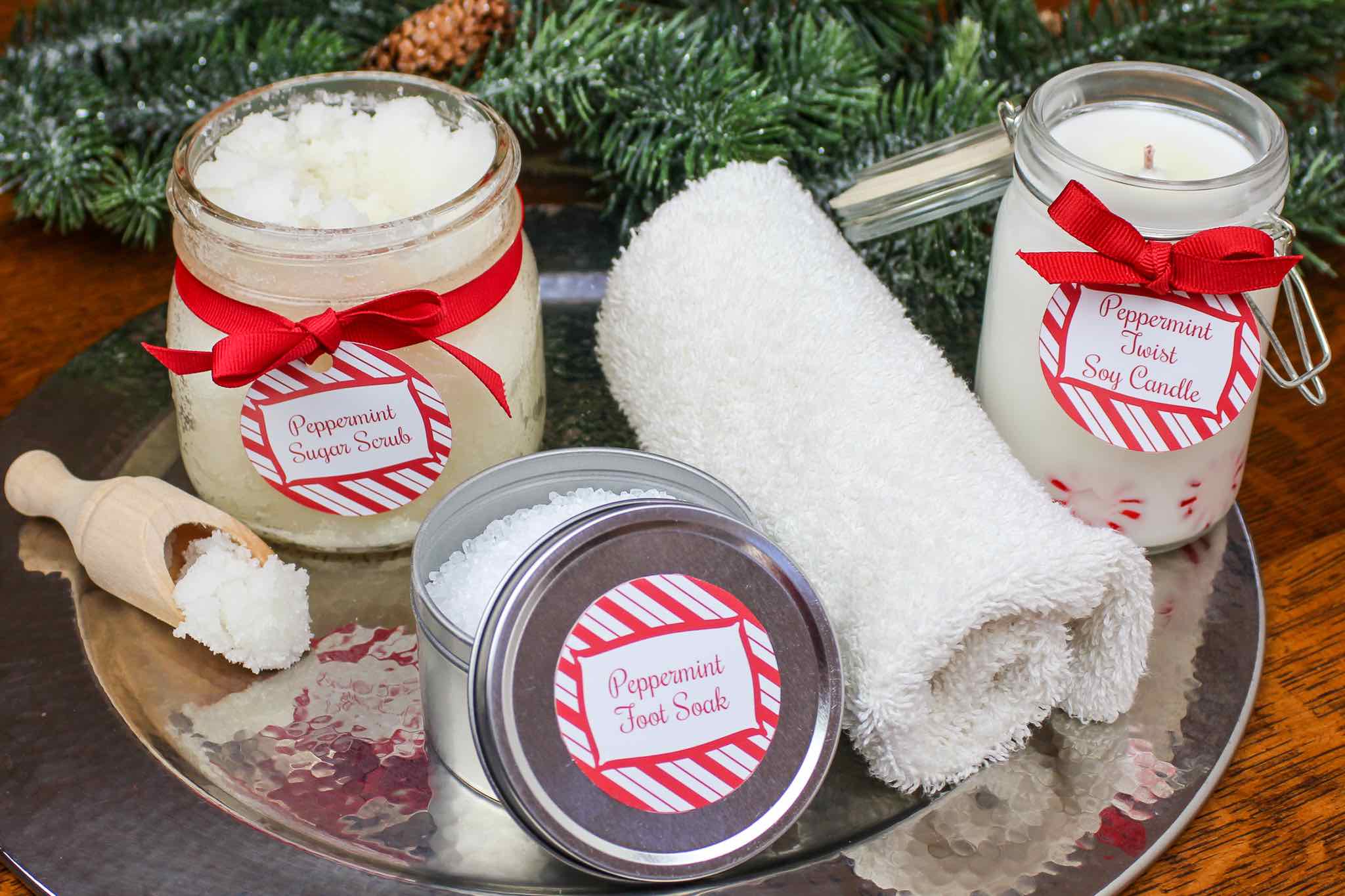 Easy DIY Peppermint Scented Gifts